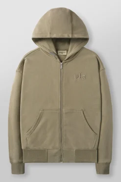 Outerwear<Youngla 5066-Metal Zip-Up Black|Beige|Charcoal|Pure White