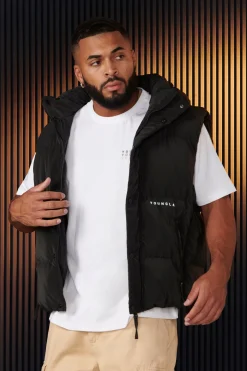 Outerwear<Youngla 528-Midnight Puffer Vest