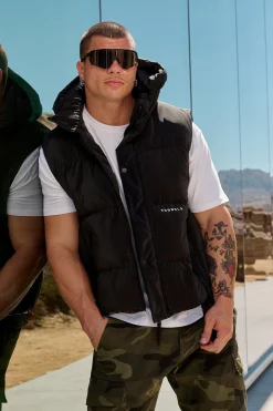 Outerwear<Youngla 528-Midnight Puffer Vest