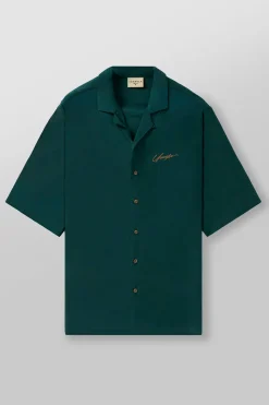 Shirts<Youngla 4085-Milano Shirts Black|Deep Teal|Rust Brown|Tan