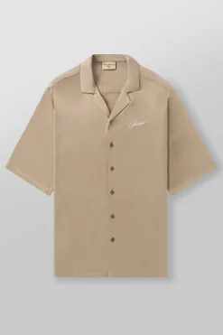 Shirts<Youngla 4085-Milano Shirts Black|Deep Teal|Rust Brown|Tan