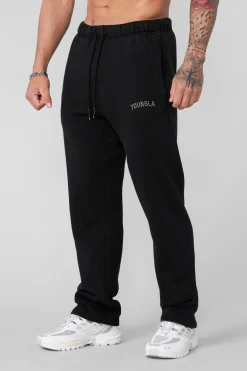 Joggers<Youngla 2078-Minimal No Cuff Joggers Black Wash|Burgundy Wash|Coal Wash|Sky Blue Wash
