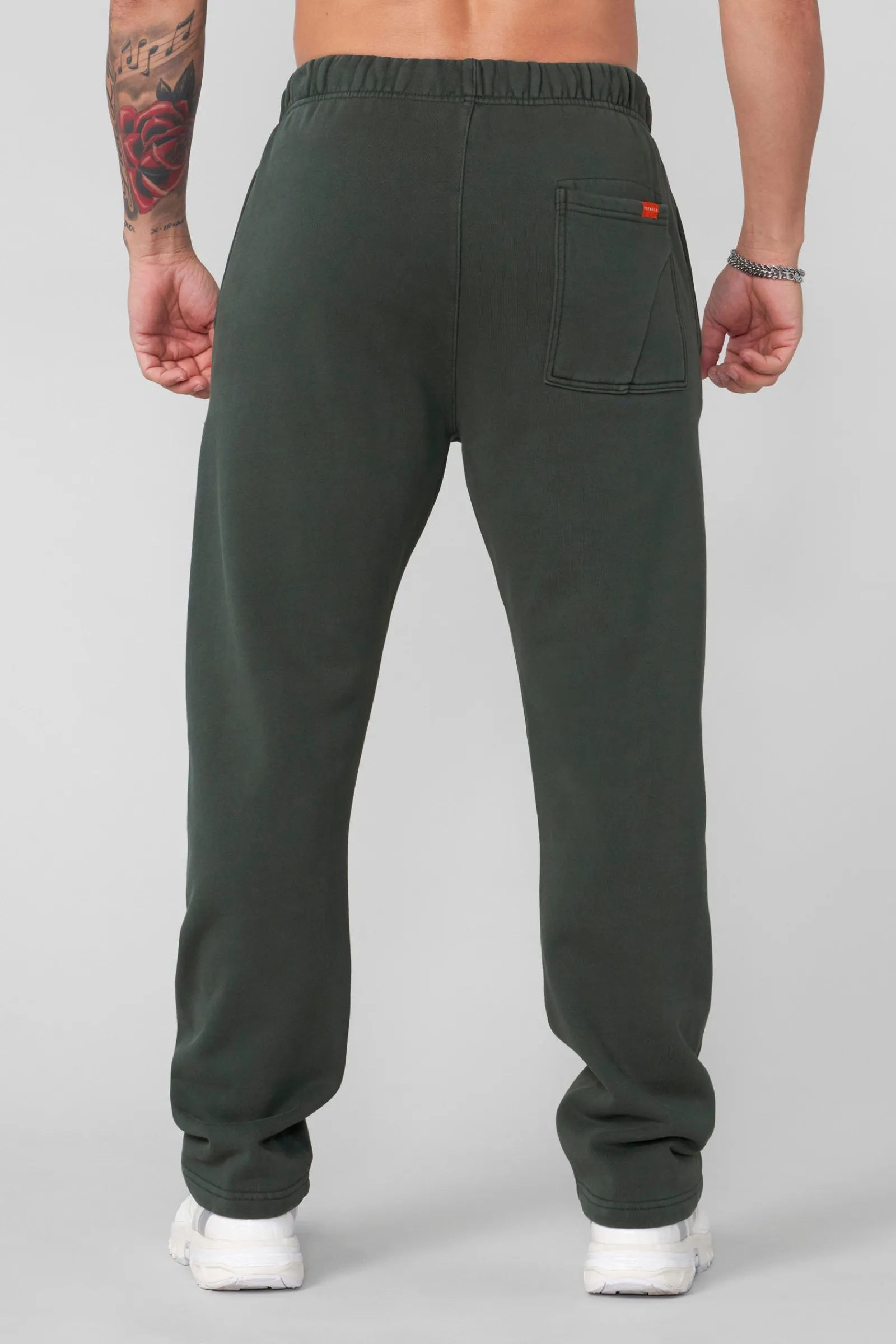 Joggers<Youngla 2078-Minimal No Cuff Joggers Black Wash|Burgundy Wash|Coal Wash|Sky Blue Wash