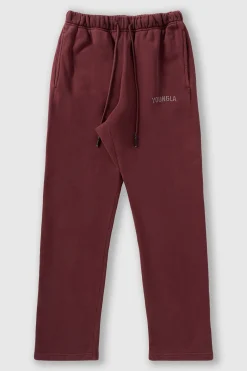 Joggers<Youngla 2078-Minimal No Cuff Joggers Black Wash|Burgundy Wash|Coal Wash|Sky Blue Wash