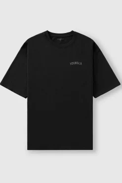 Shirts<Youngla 4017-Minimal Tees Black Wash|Burgundy Wash|Coal Wash|Sky Blue Wash