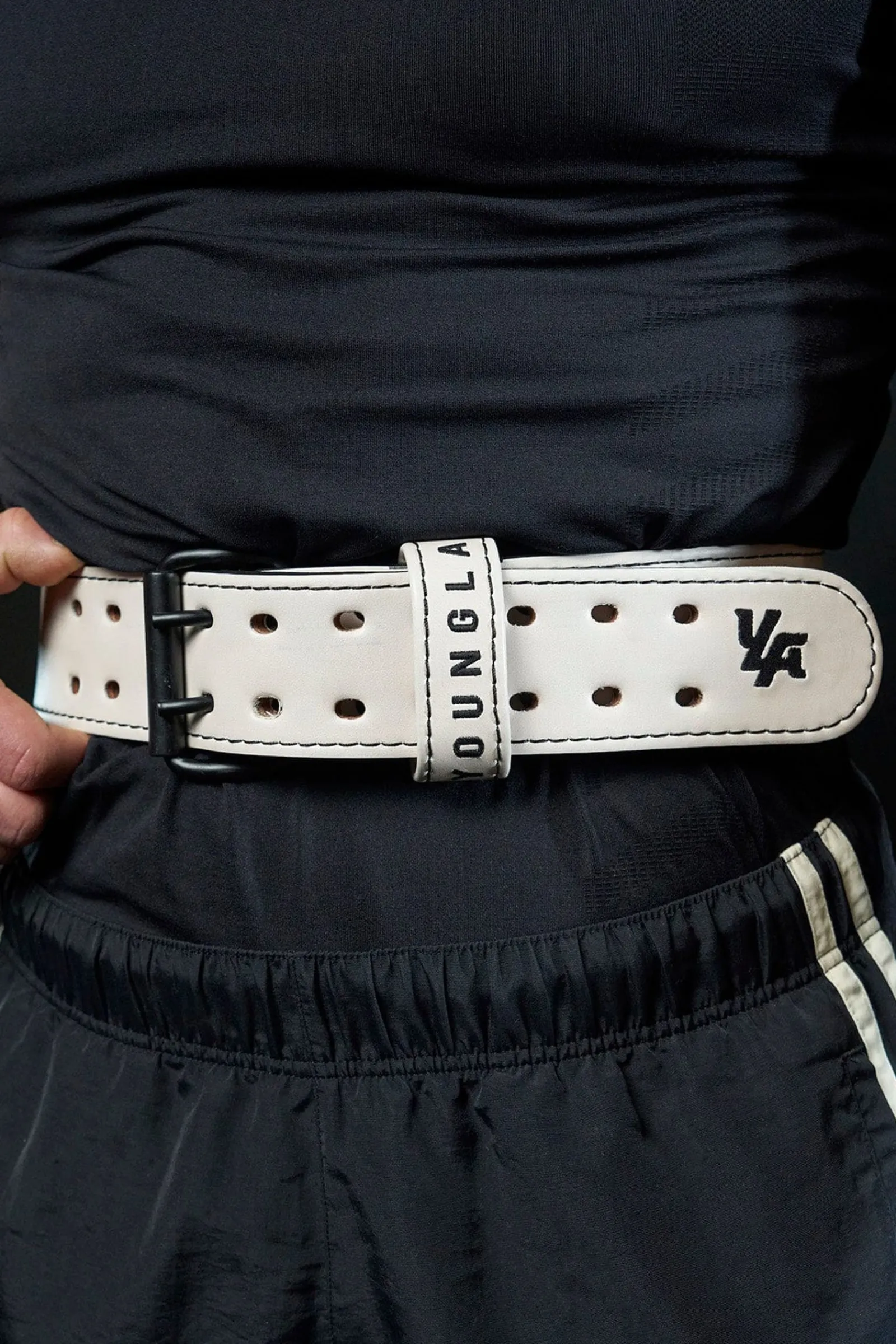 Accessories<Youngla 902-8Mm Leather Belts Black|Dark Burgundy|Off-White