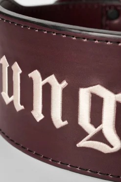 Accessories<Youngla 902-8Mm Leather Belts Black|Dark Burgundy|Off-White