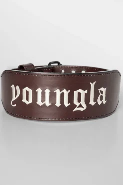 Accessories<Youngla 902-8Mm Leather Belts Black|Dark Burgundy|Off-White