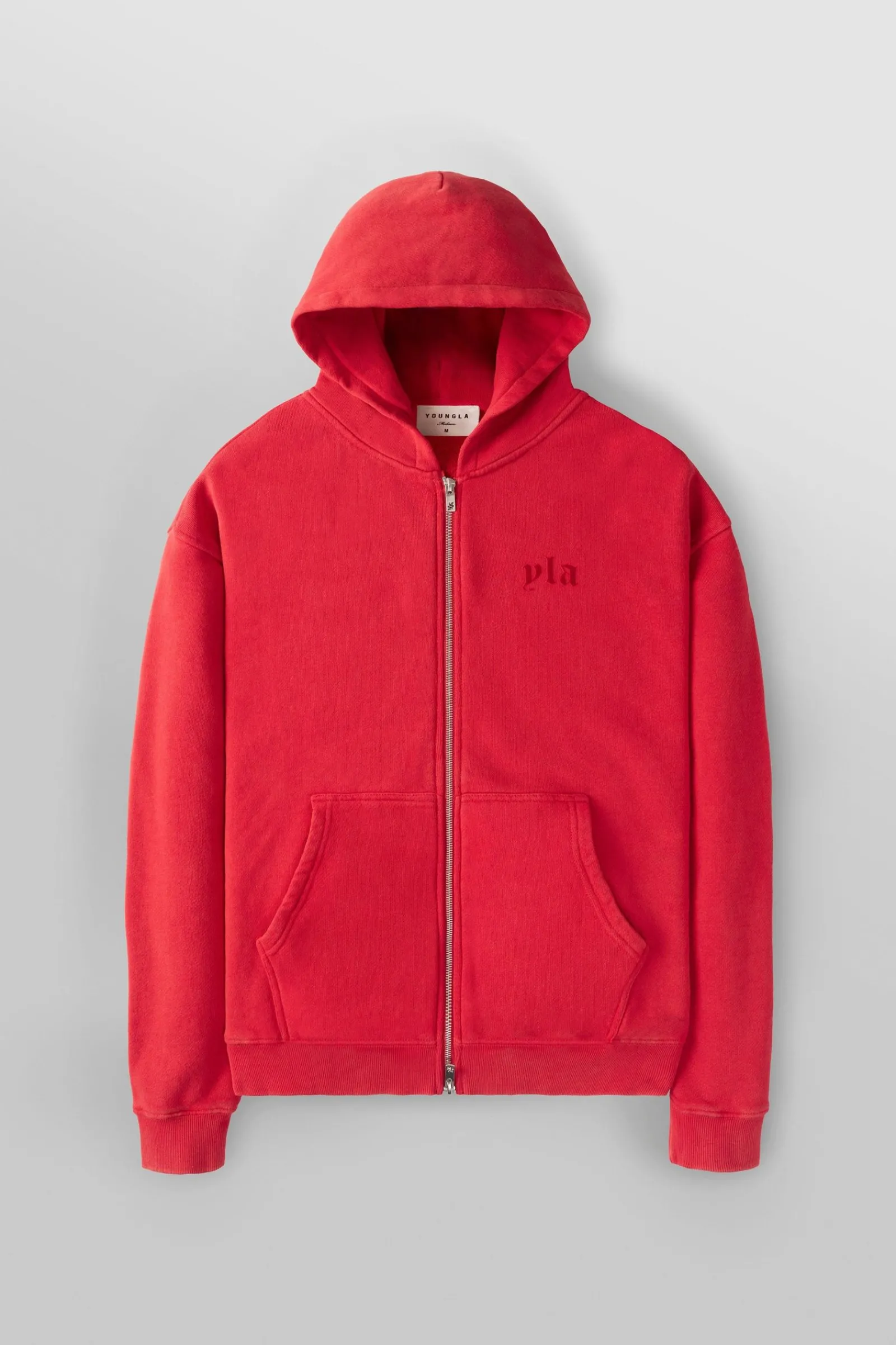 Outerwear<Youngla 514-Monarch Zip-Up Hoodie 2.0 Black Wash|Lavender Wash|Plum Burgundy Wash|Purple Grey