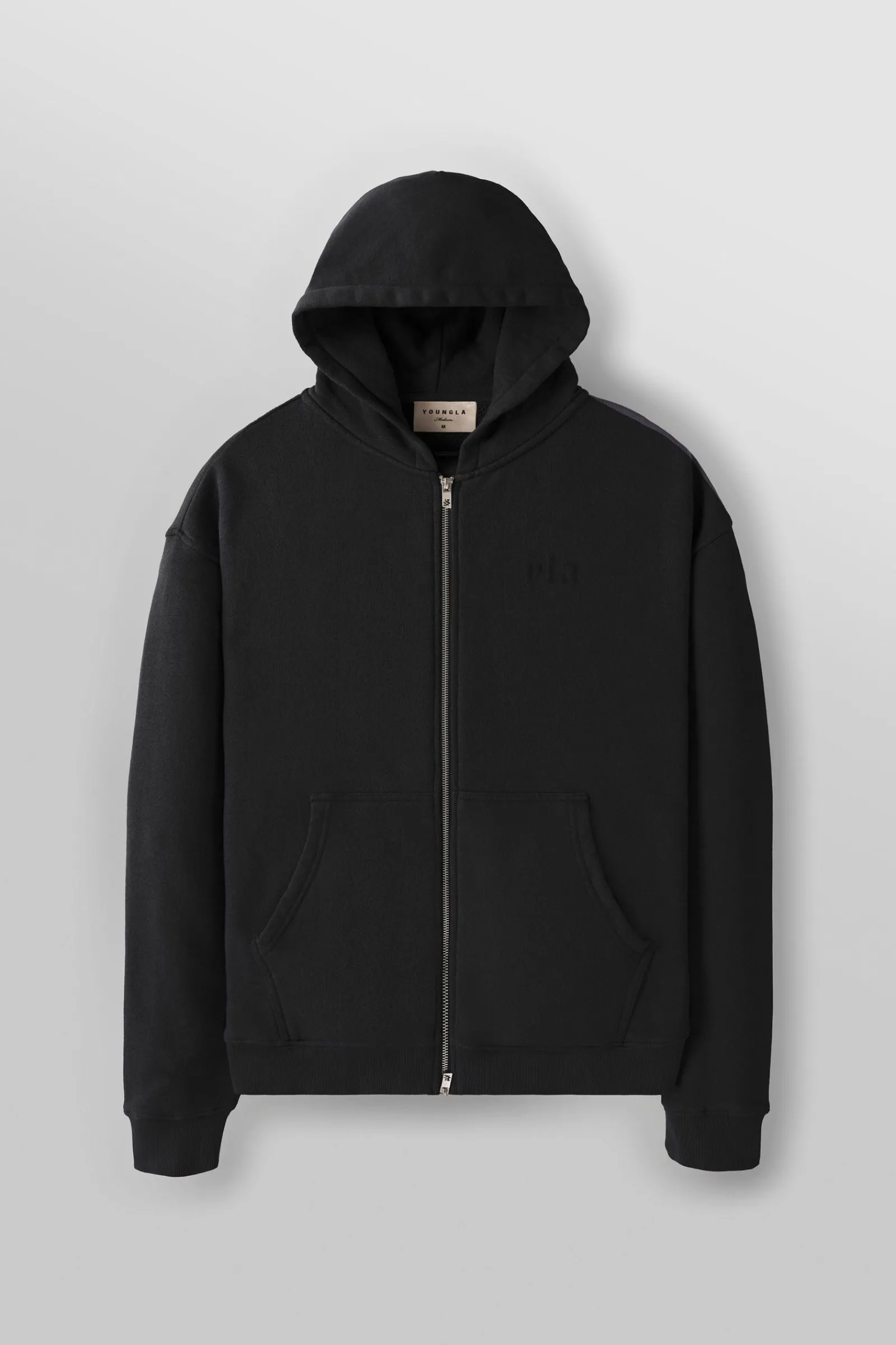 Outerwear<Youngla 514-Monarch Zip-Up Hoodie 2.0 Black Wash|Lavender Wash|Plum Burgundy Wash|Purple Grey