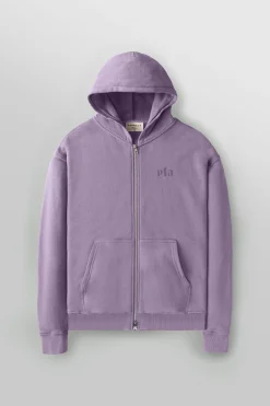 Outerwear<Youngla 514-Monarch Zip-Up Hoodie 2.0 Black Wash|Lavender Wash|Plum Burgundy Wash|Purple Grey