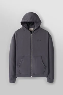 Outerwear<Youngla 514-Monarch Zip-Up Hoodie 2.0 Black Wash|Lavender Wash|Plum Burgundy Wash|Purple Grey