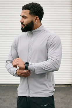 Outerwear<Youngla 5052-Morning Run Zip-Up Black|Deep Teal|Grey|Sky Blue