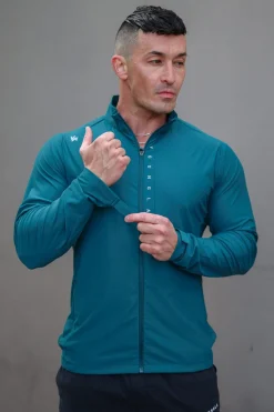 Outerwear<Youngla 5052-Morning Run Zip-Up Black|Deep Teal|Grey|Sky Blue