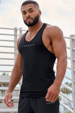 Tanks<Youngla 342-New Gen Compression Stringers Black|Brown|Light Grey|Navy