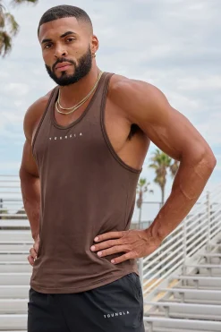 Tanks<Youngla 342-New Gen Compression Stringers Black|Brown|Light Grey|Navy