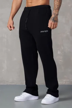 Joggers<Youngla 230-No Cuff Thermal Pants Black|Beige Wash|Brown|Heather Grey