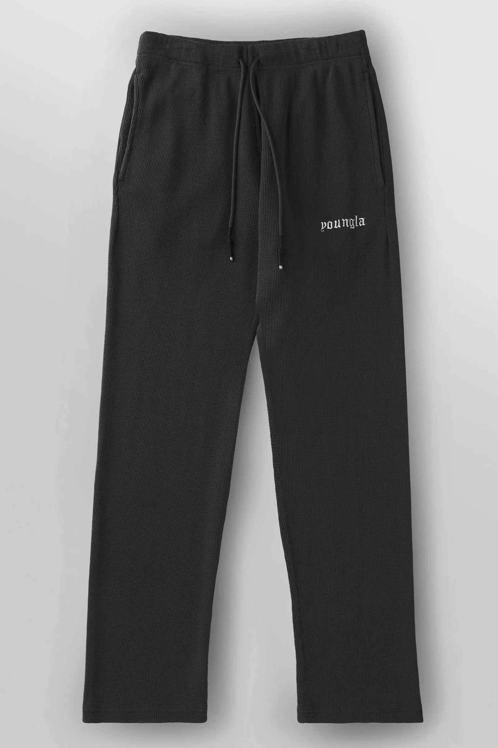 Joggers<Youngla 230-No Cuff Thermal Pants Black|Beige Wash|Brown|Heather Grey