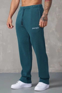 Joggers<Youngla 230-No Cuff Thermal Pants Black|Beige Wash|Brown|Heather Grey