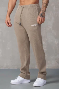 Joggers<Youngla 230-No Cuff Thermal Pants Black|Beige Wash|Brown|Heather Grey
