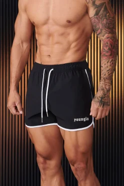 Shorts<Youngla 125-Olympic Shorts Black|Burgundy|Carolina Blue|Grey