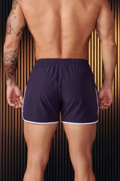Shorts<Youngla 125-Olympic Shorts Black|Burgundy|Carolina Blue|Grey