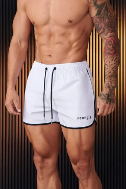 Shorts<Youngla 125-Olympic Shorts Black|Burgundy|Carolina Blue|Grey