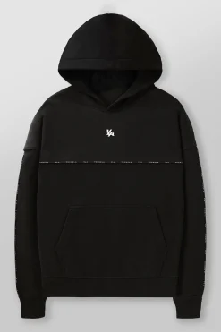 Outerwear<Youngla 5105-Piping Collection-Hoodies Black|Coal|Light Blue|Off-White