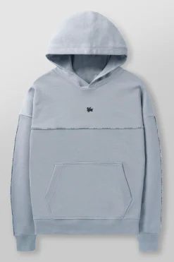 Outerwear<Youngla 5105-Piping Collection-Hoodies Black|Coal|Light Blue|Off-White