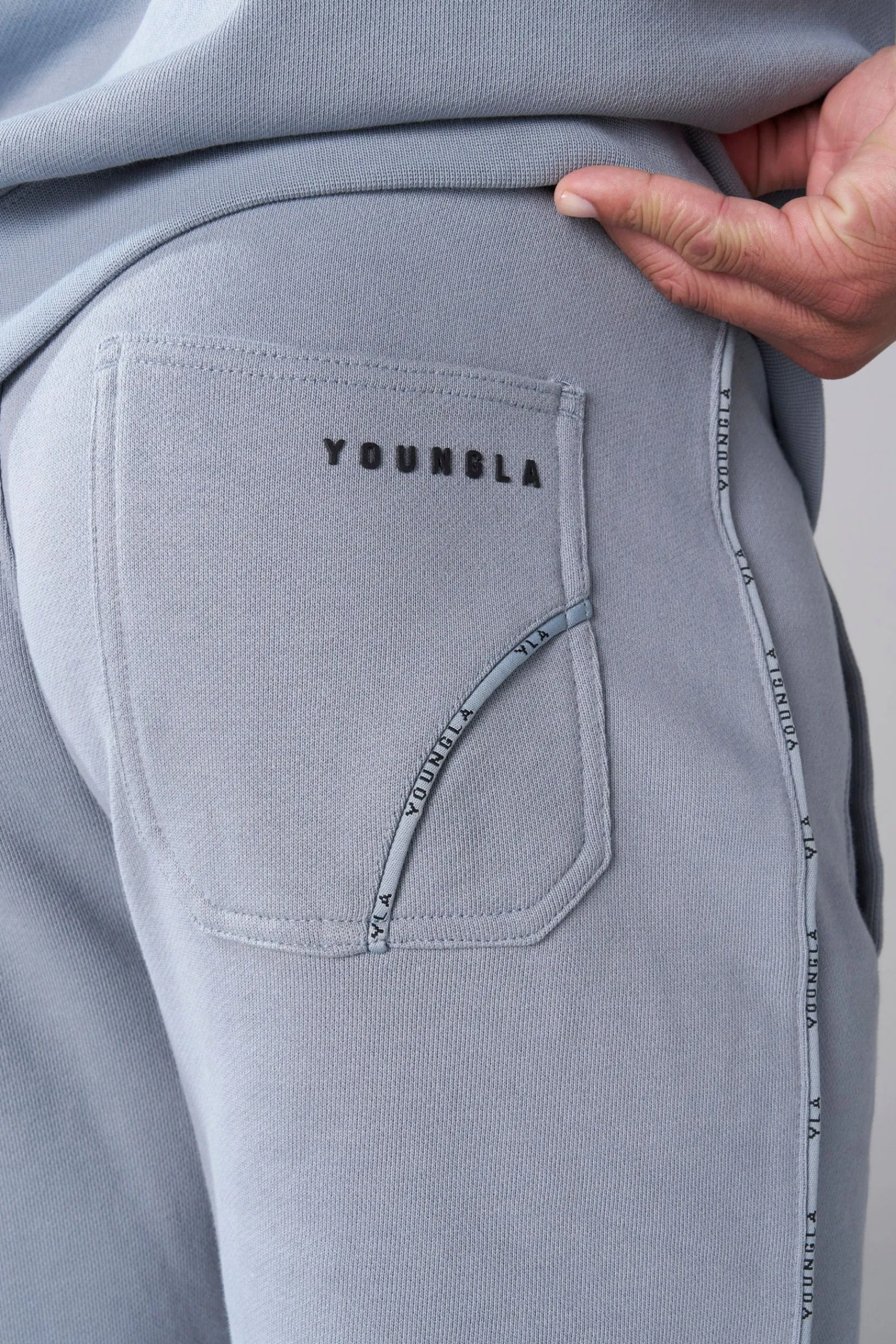 Joggers<Youngla 2006-Piping Collection-Joggers Black|Coal|Light Blue|Off-White