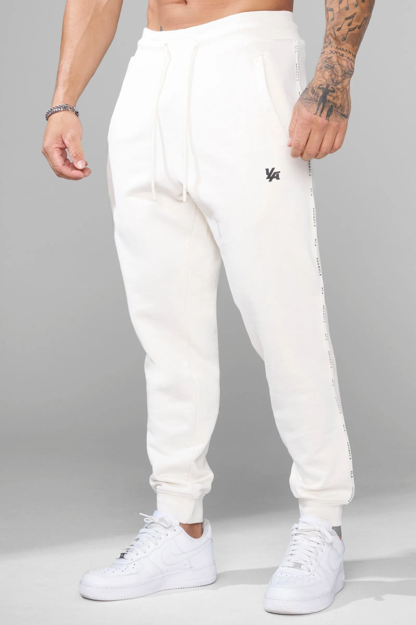 Joggers<Youngla 2006-Piping Collection-Joggers Black|Coal|Light Blue|Off-White