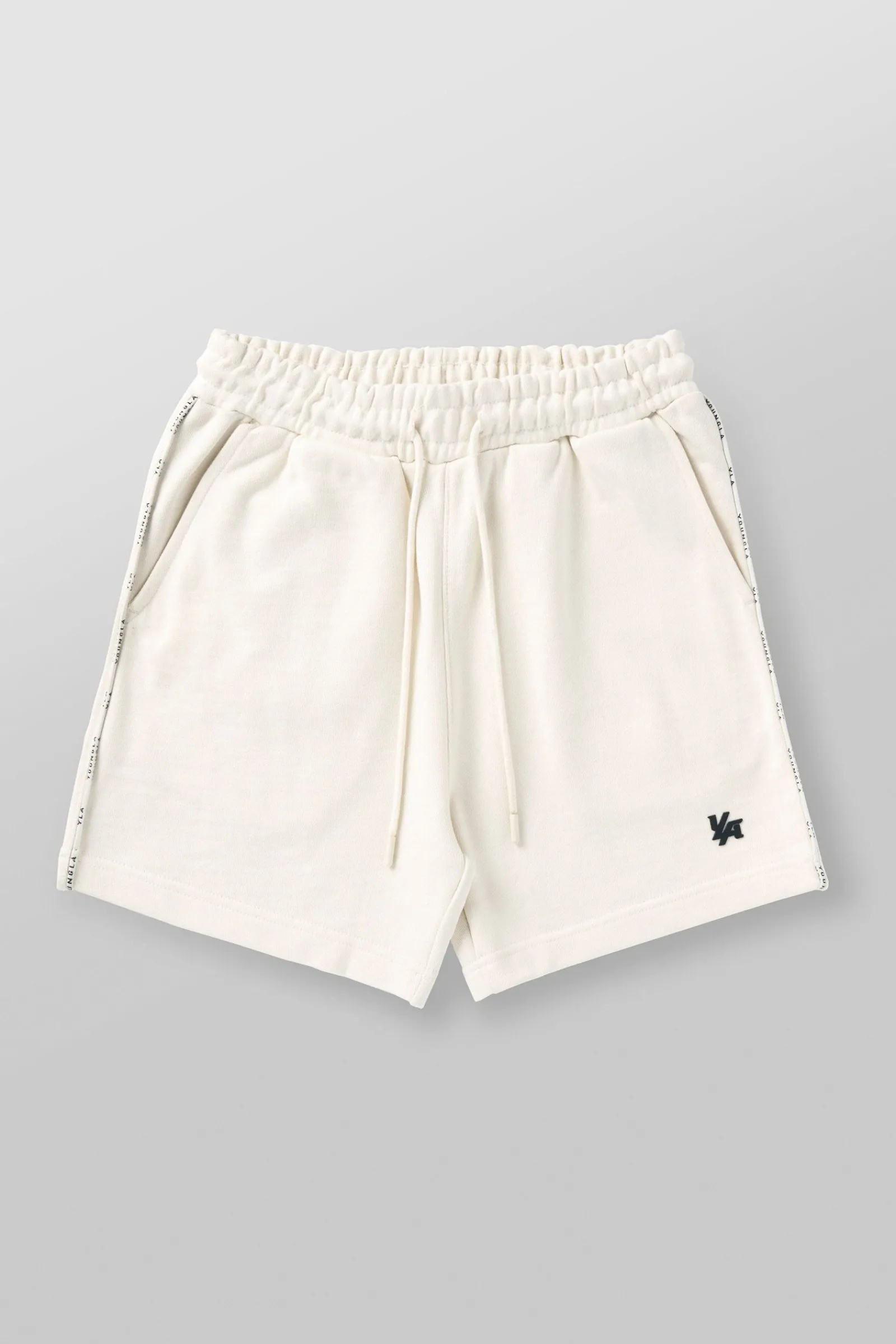 Shorts<Youngla 1078-Piping Collection-Shorts Black|Coal|Light Blue|Off-White