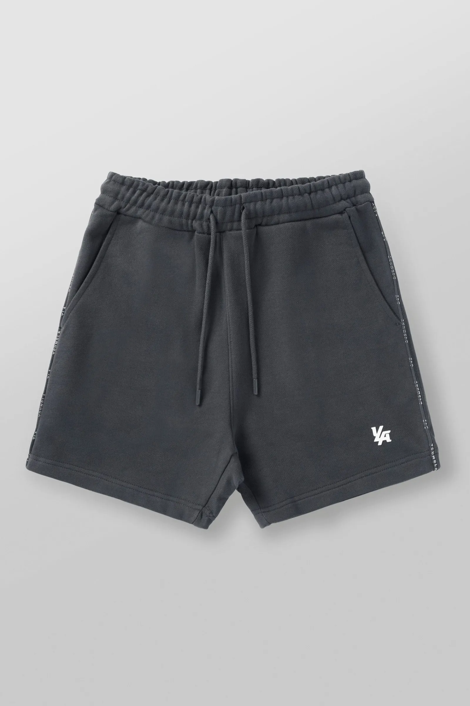 Shorts<Youngla 1078-Piping Collection-Shorts Black|Coal|Light Blue|Off-White