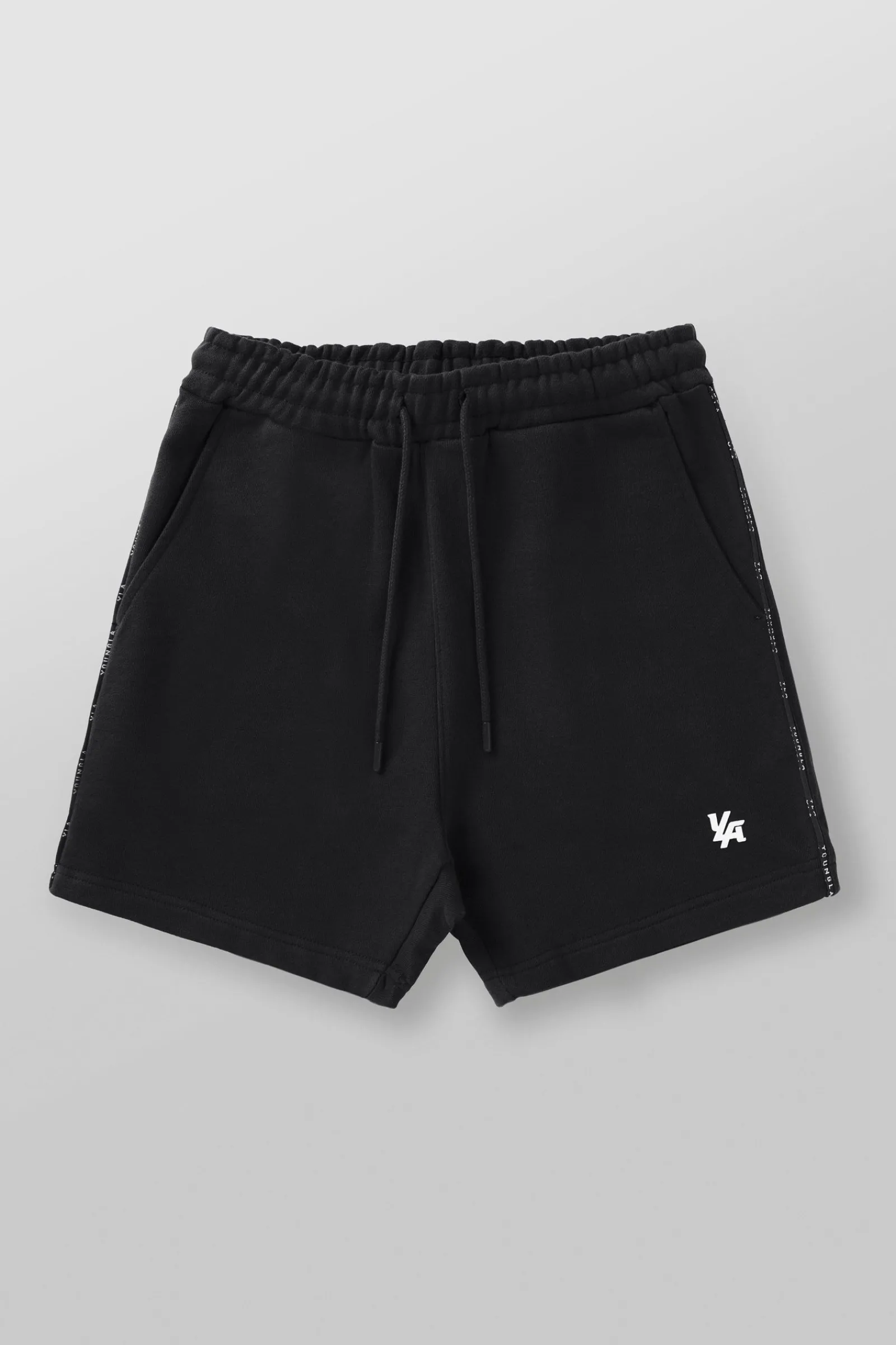 Shorts<Youngla 1078-Piping Collection-Shorts Black|Coal|Light Blue|Off-White