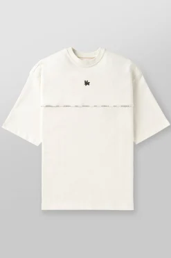 Shirts<Youngla 4043-Piping Collection-Tees Black|Coal|Light Blue|Off-White