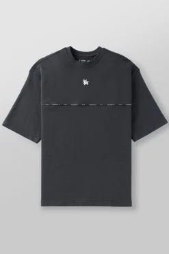 Shirts<Youngla 4043-Piping Collection-Tees Black|Coal|Light Blue|Off-White