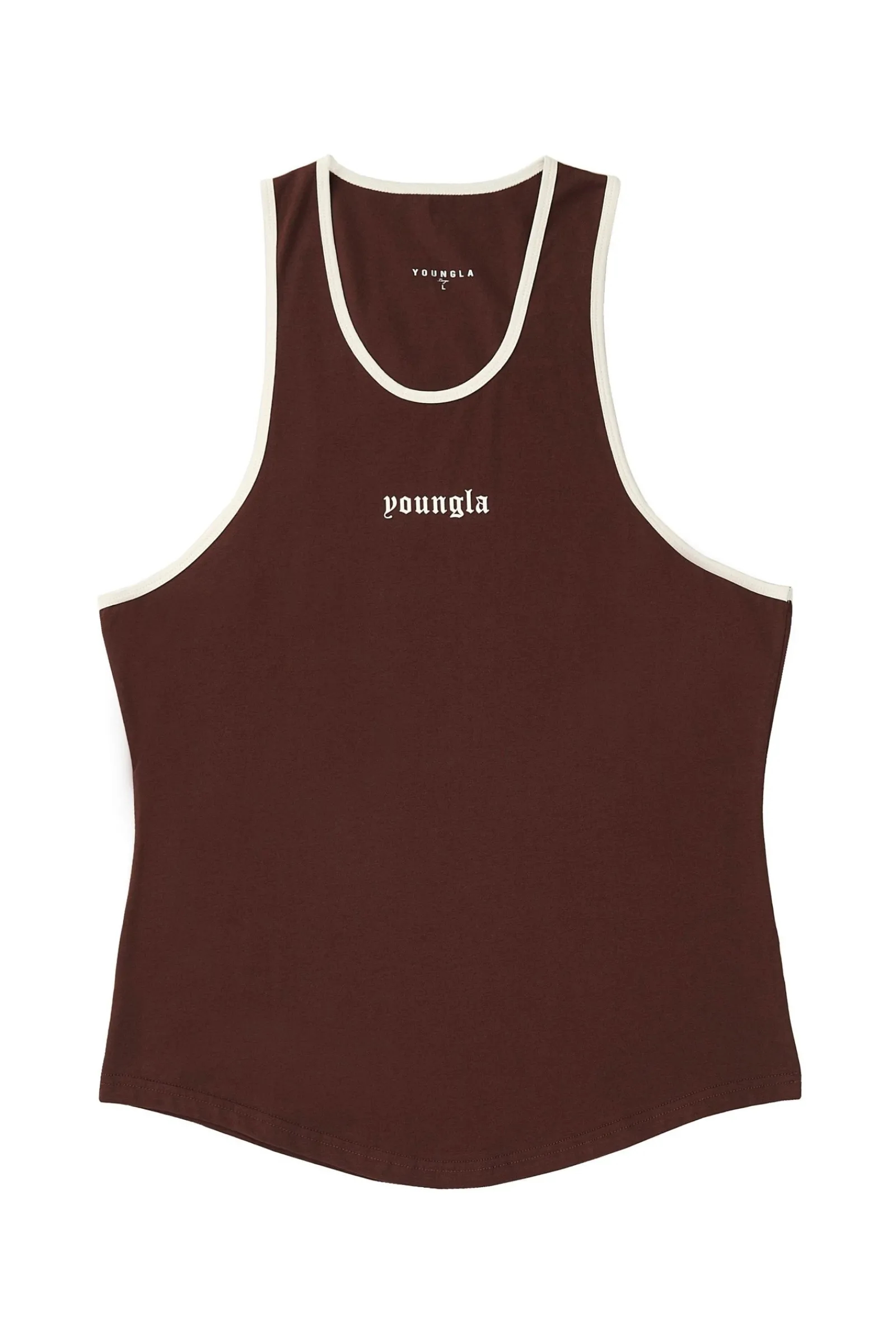 Tanks<Youngla 319-Pristine Tank Tops Black|Brown|Carolina Blue|Lavender Purple
