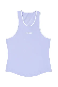 Tanks<Youngla 319-Pristine Tank Tops Black|Brown|Carolina Blue|Lavender Purple