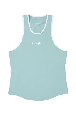 Tanks<Youngla 319-Pristine Tank Tops Black|Brown|Carolina Blue|Lavender Purple