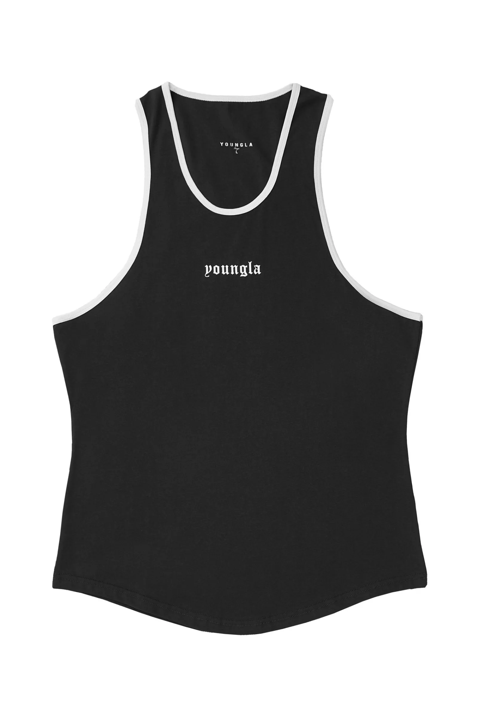 Tanks<Youngla 319-Pristine Tank Tops Black|Brown|Carolina Blue|Lavender Purple