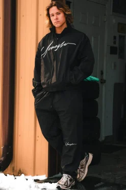 Outerwear<Youngla 567-Retro Jumpsuit-Jacket Black|Khaki|Teal
