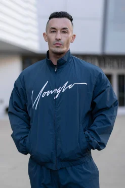 Outerwear<Youngla 567-Retro Jumpsuit-Jacket Black|Khaki|Teal
