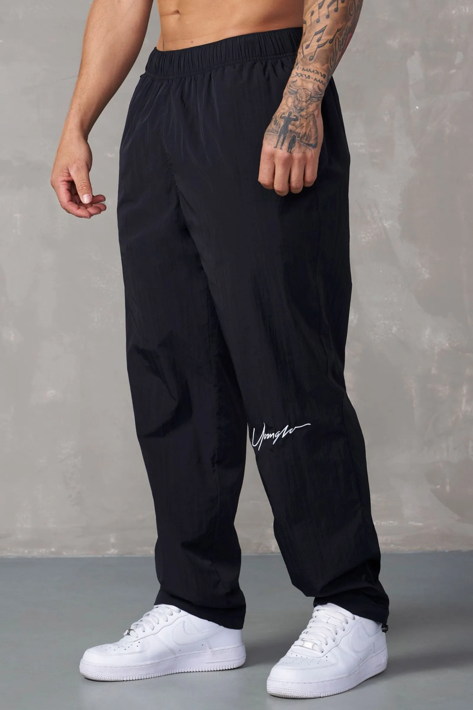 Joggers<Youngla 267-Retro Jumpsuit-Pants Black|Khaki|Teal