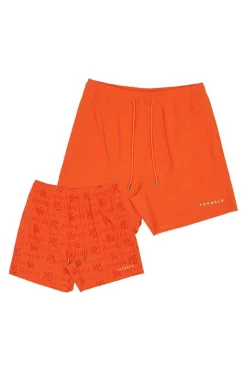 Shorts<Youngla 136-Reveal Swim Shorts Black|Canary|Orange|Pink
