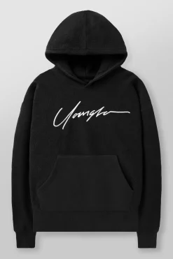 Outerwear<Youngla 524-Reverse Terry Hoodies Black|Brown|Oatmeal|Off-White