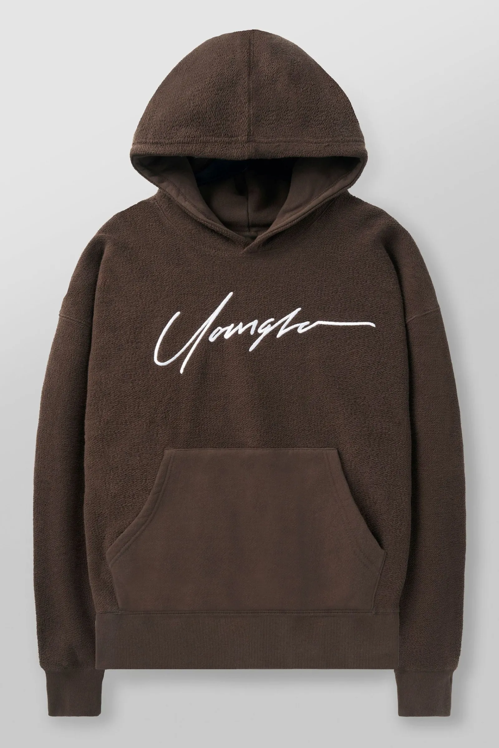 Outerwear<Youngla 524-Reverse Terry Hoodies Black|Brown|Oatmeal|Off-White