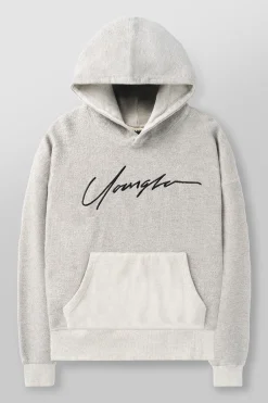 Outerwear<Youngla 524-Reverse Terry Hoodies Black|Brown|Oatmeal|Off-White