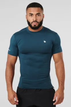 Shirts<Youngla 476-S Th Compression Tees Black|Dark Grey|Light Blue|Navy