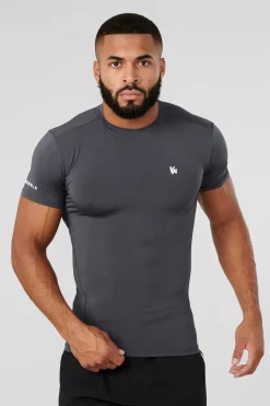 Shirts<Youngla 476-S Th Compression Tees Black|Dark Grey|Light Blue|Navy