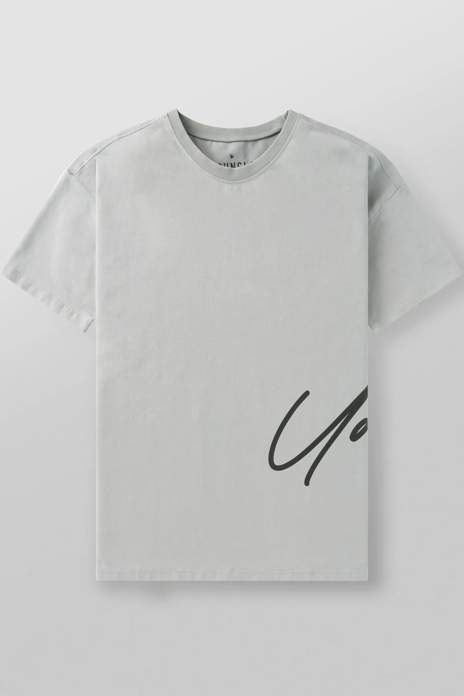 Shirts<Youngla 462-Side Signature Tees Black|Brown|Burgundy|Deep Purple